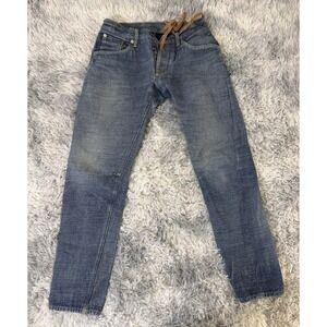 M. Crow 5-Pocket Button Fly Selvedge Made in USA Denim Jeans 32 X 29